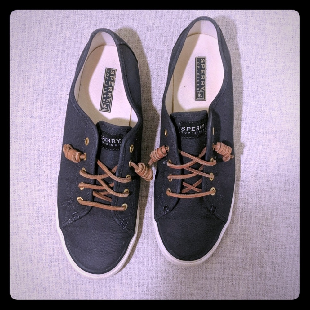 EUC - Sperry Crest Vibe sneakers, blue - Women's 9